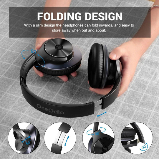 Bluetooth Headphones Active Noise Cancelling With Mic - Mobile Gadget HQ