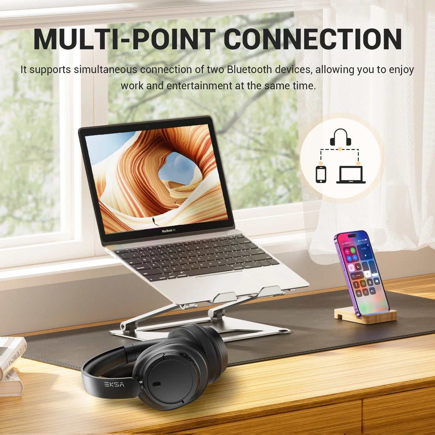 Wireless Headset With HD Microphone