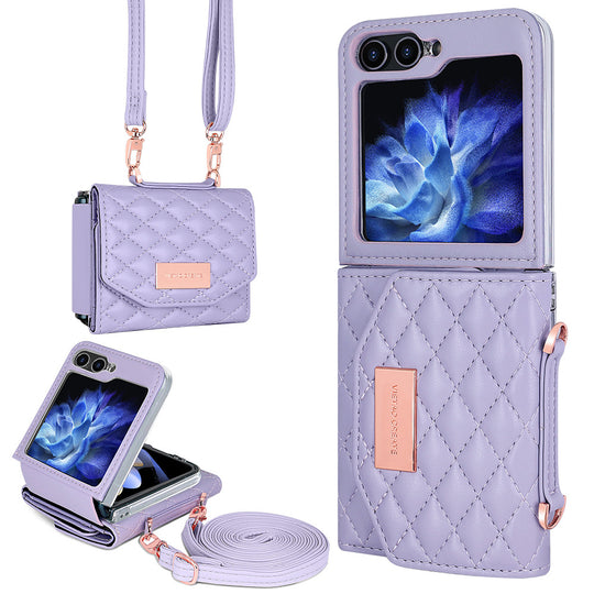 Fashion Lanyard Over The Shoulder Phone Case For Samsung Z Flip - Mobile Gadget HQ