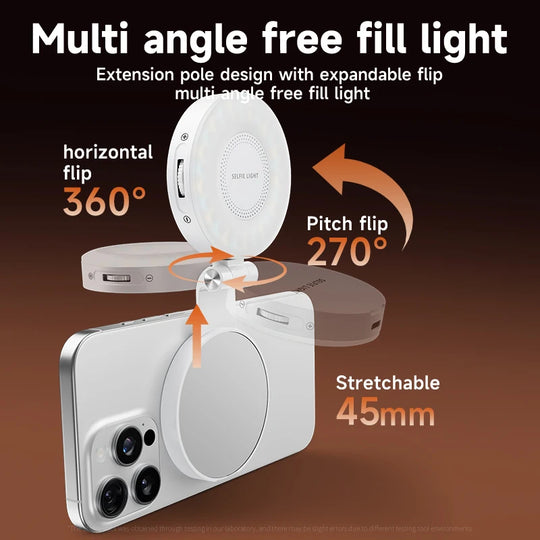 Dimmable selfie light