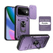 Purple Heavy Duty Armor Case Google Pixel 10 with a built-in rotating ring kickstand