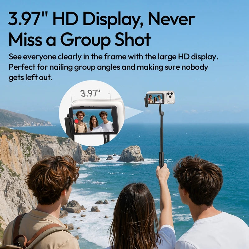 Rear camera selfie monitor
