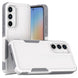 Dual Layer Armor Case Samsung Galaxy with a white and gray design