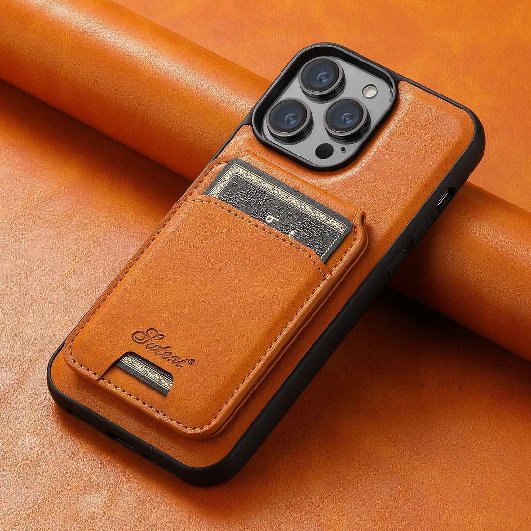 Magnetic Magsafe iPhone Case Wireless Chargering Case With Card Holder - Mobile Gadget HQ