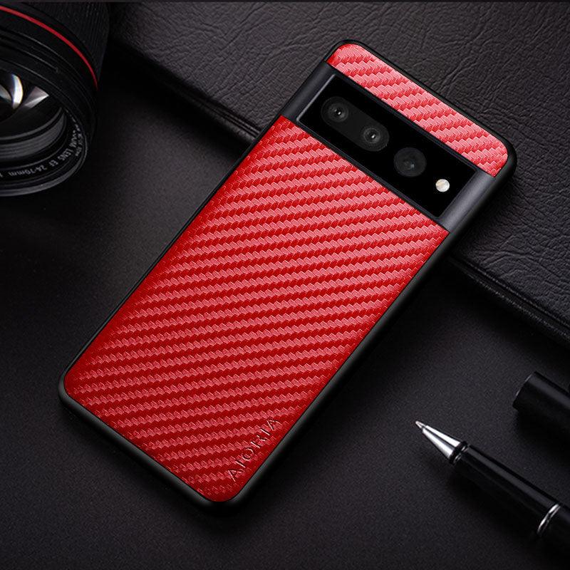 Luxury Carbon Fiber Woven Pattern Phone Case for Google Pixel - Mobile Gadget HQ
