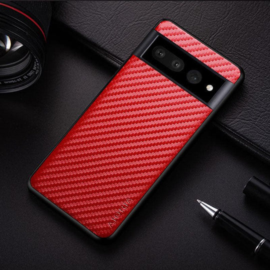 Luxury Carbon Fiber Woven Pattern Phone Case for Google Pixel - Mobile Gadget HQ