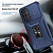 Sliding Camera Cover Shockproof Case with Ring Holder For Google Pixel - Mobile Gadget HQ