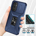 Sliding Camera Cover Shockproof Case with Ring Holder For Google Pixel - Mobile Gadget HQ