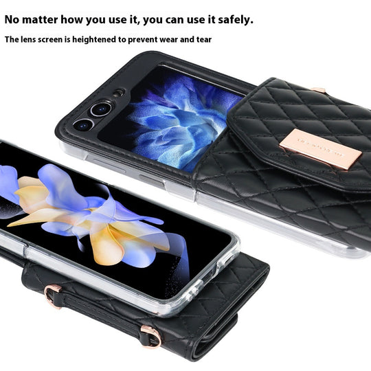 Fashion Lanyard Over The Shoulder Phone Case For Samsung Z Flip - Mobile Gadget HQ