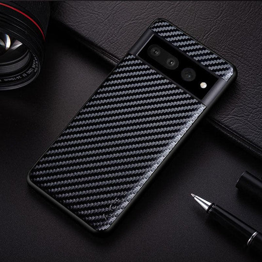 Luxury Carbon Fiber Woven Pattern Phone Case for Google Pixel - Mobile Gadget HQ