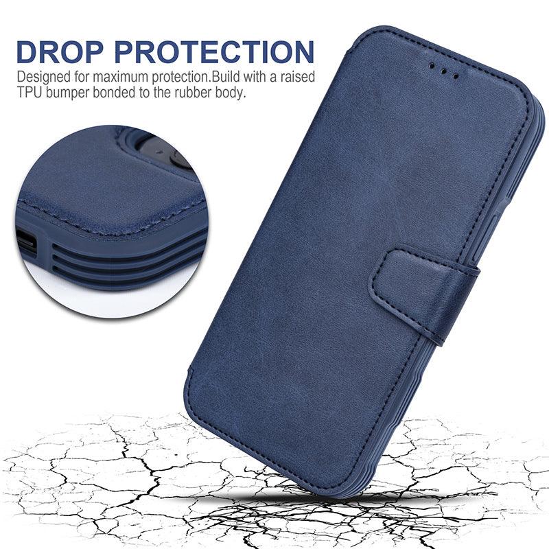 iPhone 12 Magnetic Flip Case & Card Holder - Mobile Gadget HQ
