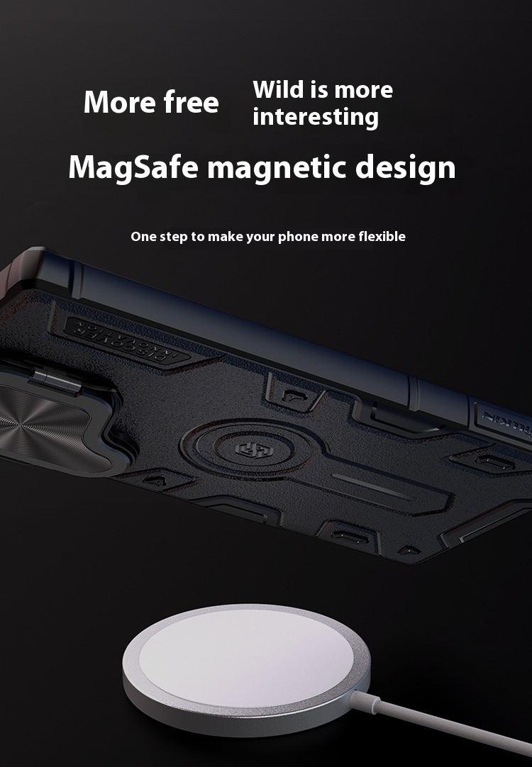 Magnetic Hard Case for Samsung Galaxy S24 with Lens Protection - Mobile Gadget HQ