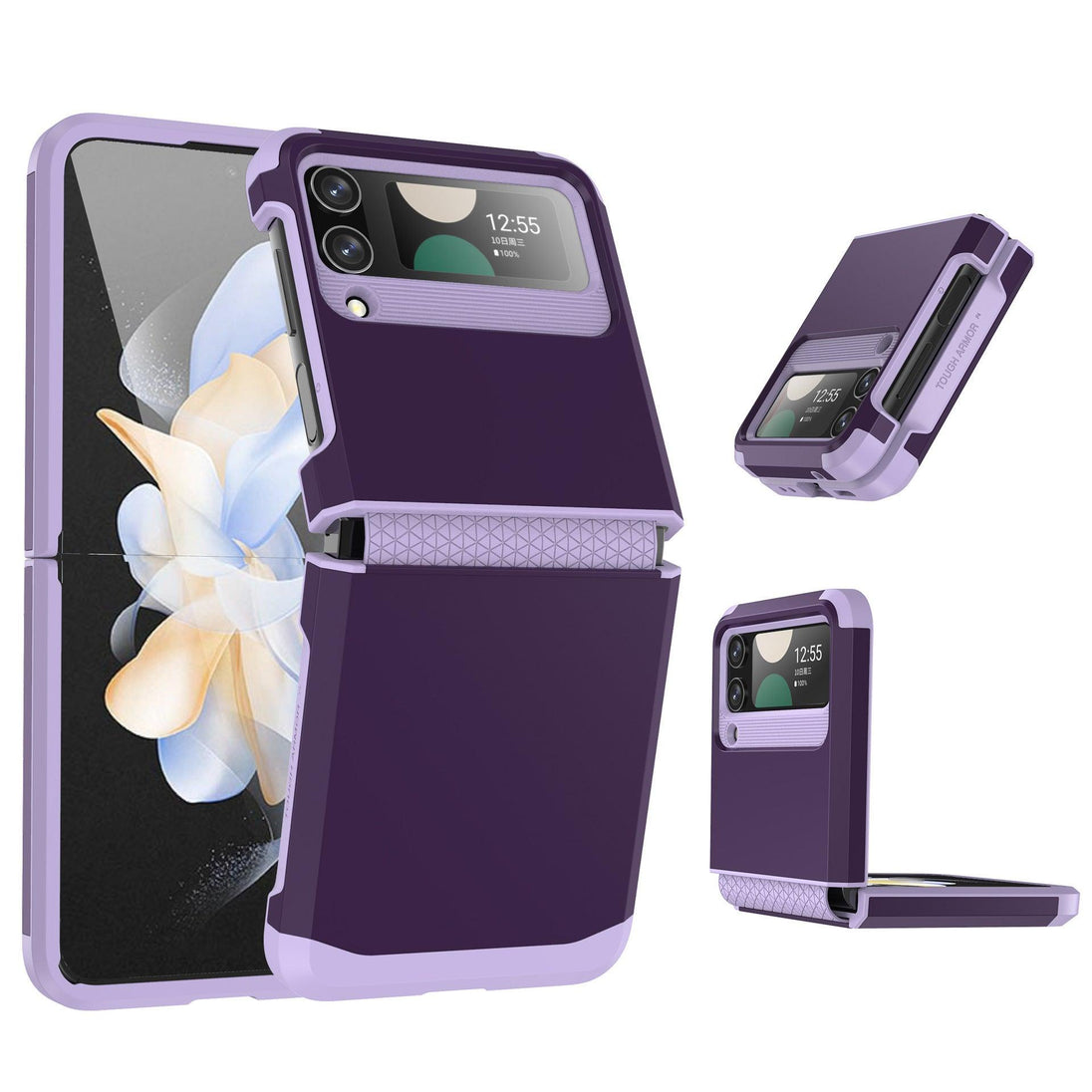 Z flip 5 case With Hinge Protection For Samsung Z Flip Phone Case - Mobile Gadget HQ