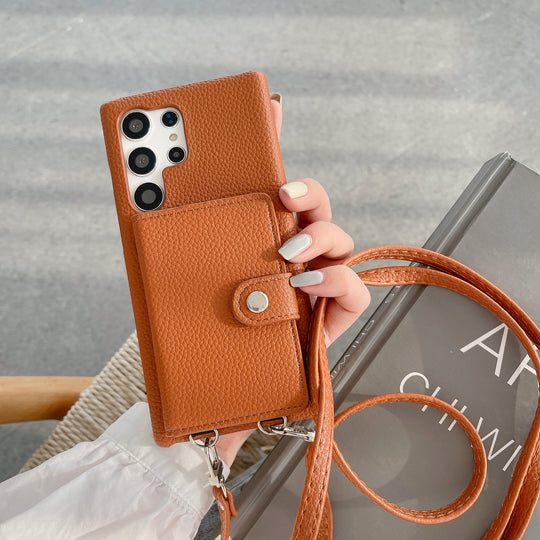 Luxury Pattern Card Crossbody Phone Case for Samsung S22 - Mobile Gadget HQ