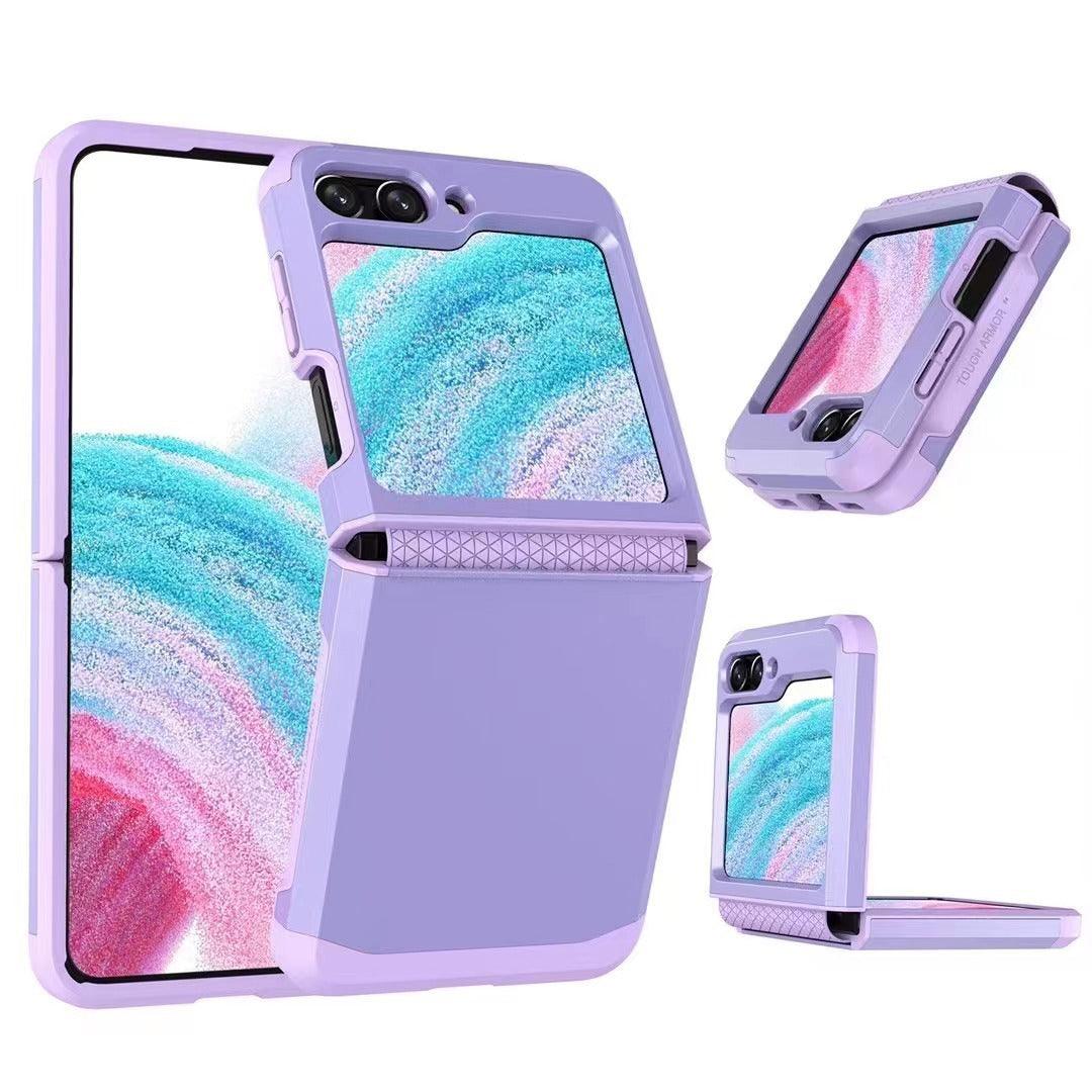 Z flip 5 case With Hinge Protection For Samsung Z Flip Phone Case - Mobile Gadget HQ