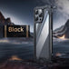 iPhone 15 Armor Case Transparent Metal Case - Mobile Gadget HQ