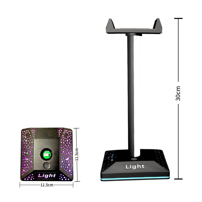 Rgb Color Changing Computer Stand RGB Headset Stand Color-Changing Gaming Headset Display Stand