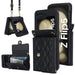 Crossbody Leather Case for Z Flip Phone Protective Case - Mobile Gadget HQ