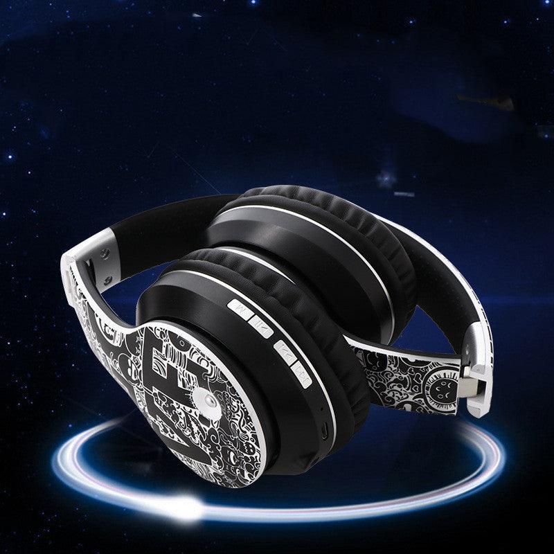 Graffiti Pattern Wireless Bluetooth Headset - Mobile Gadget HQ