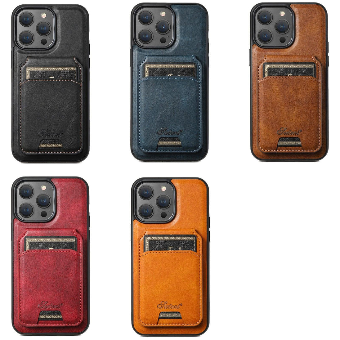 Magnetic Magsafe iPhone Case Wireless Chargering Case With Card Holder - Mobile Gadget HQ