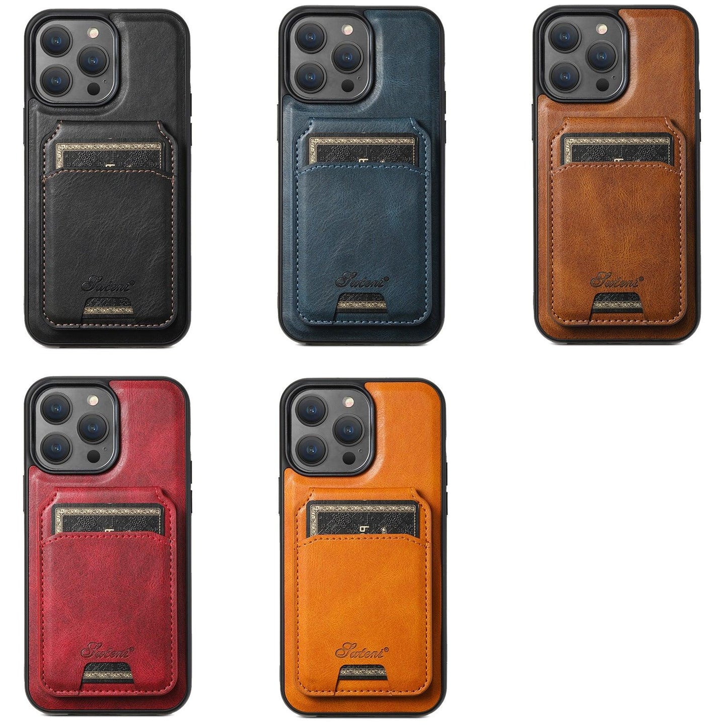 Magnetic Magsafe iPhone Case Wireless Chargering Case With Card Holder - Mobile Gadget HQ