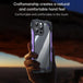 iPhone 15 Armor Case Transparent Metal Case - Mobile Gadget HQ