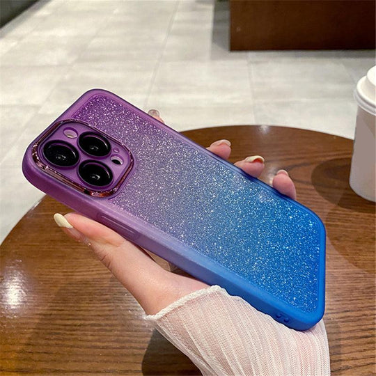 Luxury Silicone Phone Case Gradient Color Phone Case For iPhone - Mobile Gadget HQ