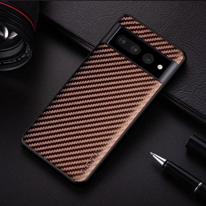Luxury Carbon Fiber Woven Pattern Phone Case for Google Pixel - Mobile Gadget HQ