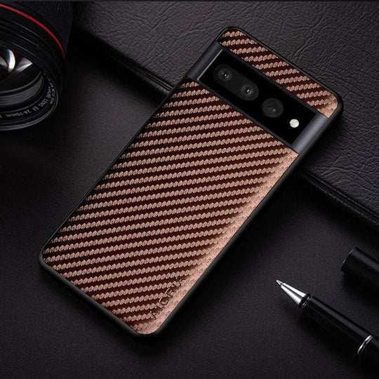 Luxury Carbon Fiber Woven Pattern Phone Case for Google Pixel - Mobile Gadget HQ