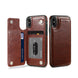 Leather Wallet Case with Card Holder for IPhone 12 13 - Mobile Gadget HQ