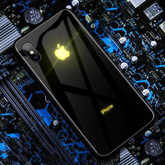 Glowing LED Call Flash Glass IPhone Case - Mobile Gadget HQ