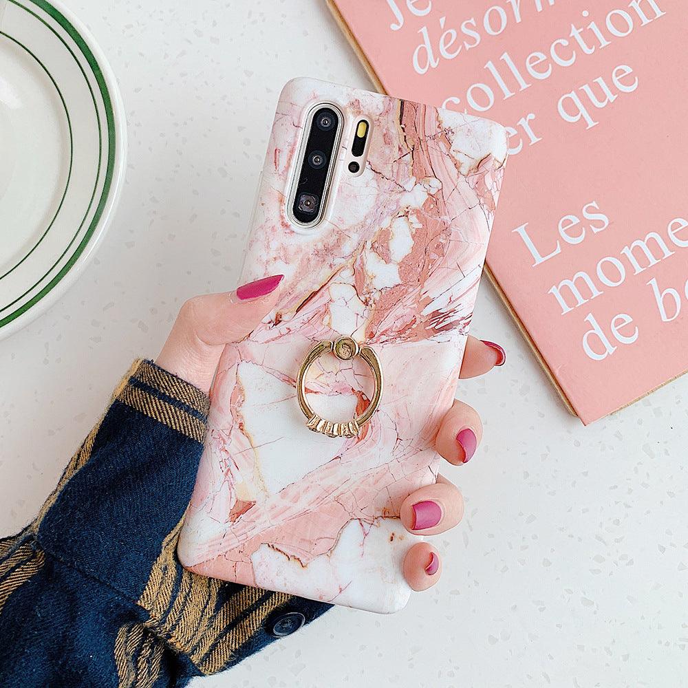Marble Phone Case Stand For Huawei Mate 20 Lite - Mobile Gadget HQ