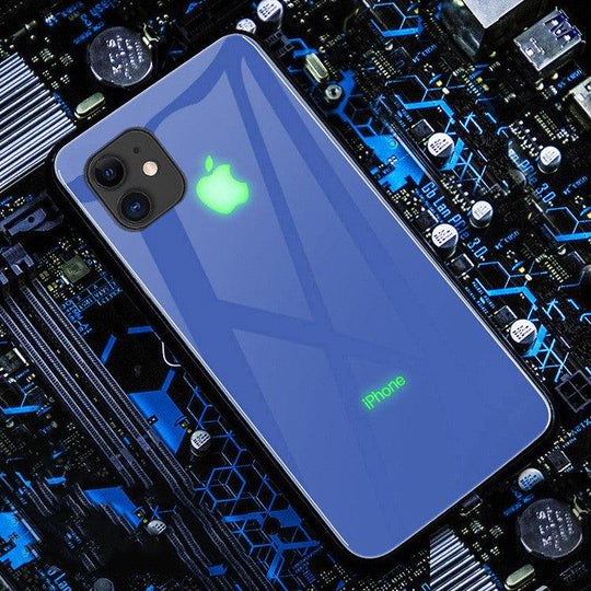 Glowing LED Call Flash Glass IPhone Case - Mobile Gadget HQ