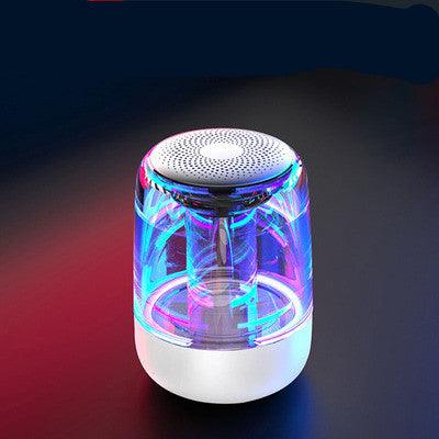 Portable Bluetooth Speakers with Variable Color LED Light (Pair) - Mobile Gadget HQ