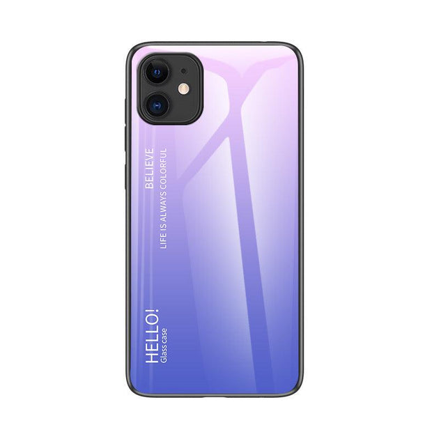 Google Pixel Phone Case Tempered Glass Gradient Color - Mobile Gadget HQ