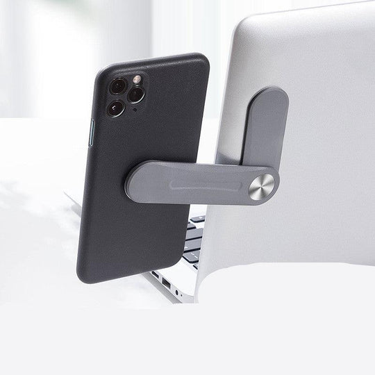 Laptop Side Adjustable Phone Holder Laptop Phone Holder Aluminum - Mobile Gadget HQ