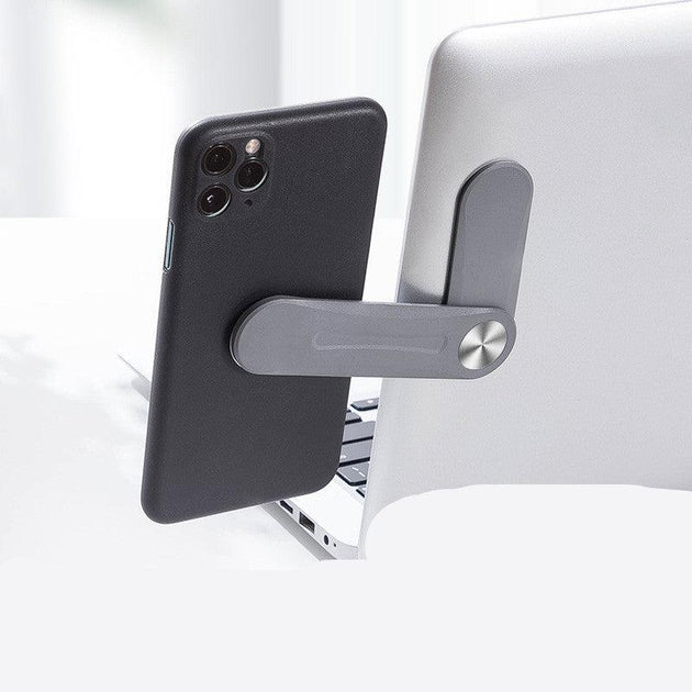 Laptop Side Adjustable Phone Holder Laptop Phone Holder Aluminum - Mobile Gadget HQ