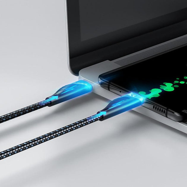 TYPE-C To TYPE-C Fast Charging Data Cable for MacBook Pro Air Samsung Galaxy - Mobile Gadget HQ