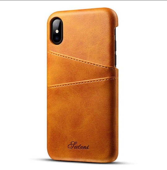 Leather Card Holder Phone Cases For Samsung - Mobile Gadget HQ