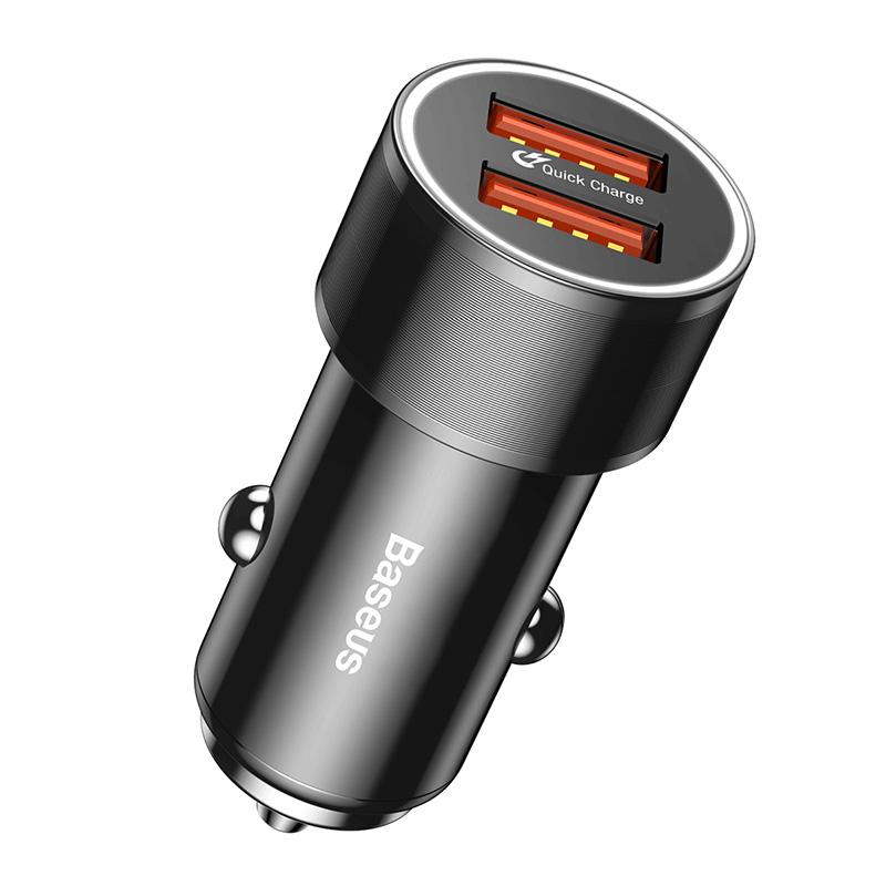 Dual USB Car Charger  Fast Charging - Mobile Gadget HQ