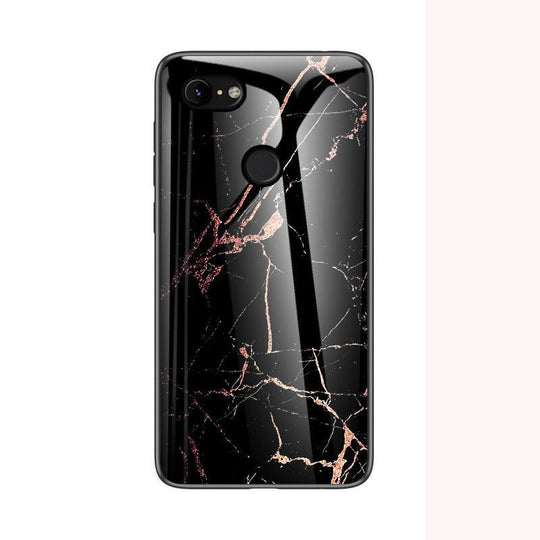 Marble Tempered Glass Phone Case for Google Pixel - Mobile Gadget HQ