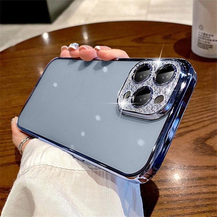 Sparkly Diamond Slim Clear Back Phone Case for iPhone - Mobile Gadget HQ