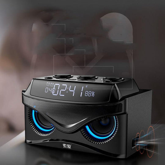 Bluetooth Speaker Owl Design Bluetooth Speaker w/LED Lights Alarm Clock - Mobile Gadget HQ