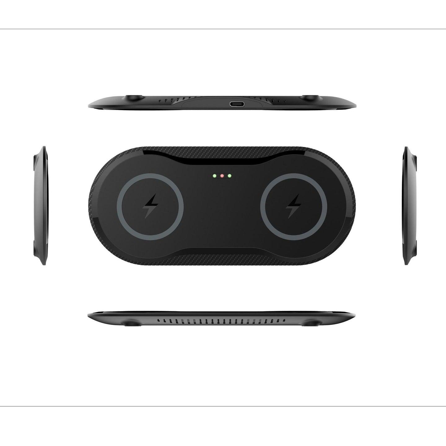 Dual Wireless Charging Pad Fast Wireless Charger - Mobile Gadget HQ