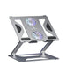 Foldable Laptop Table Stand With Double Cooling Fan - Mobile Gadget HQ