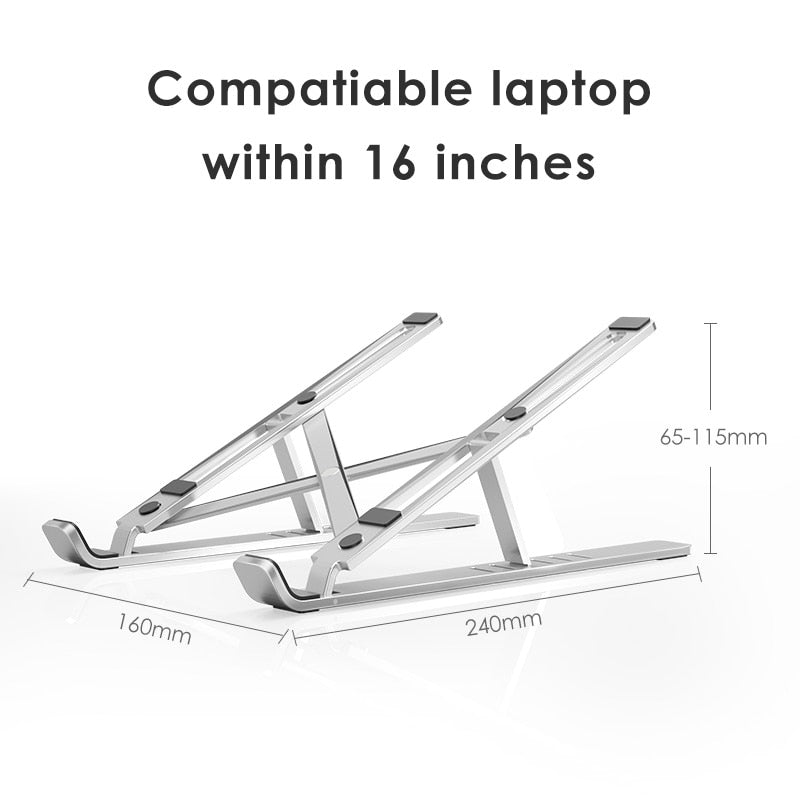 Laptop Stand - Foldable Laptop Holder for Notebook - Mobile Gadget HQ