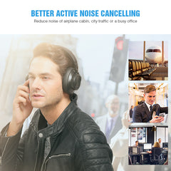 Bluetooth Headphones Active Noise Cancelling Wireless Headset - Mobile Gadget HQ