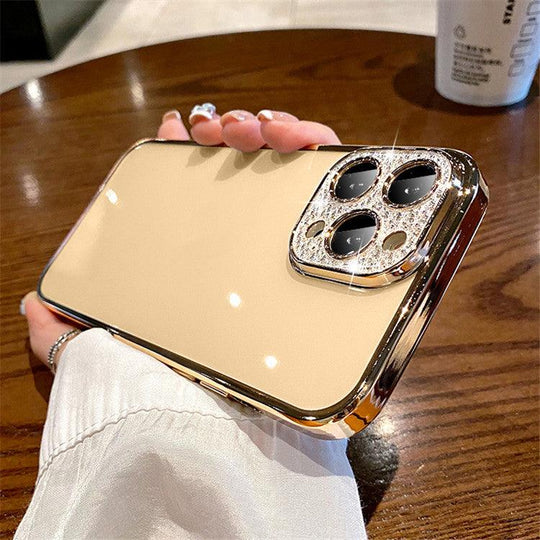 Sparkly Diamond Slim Clear Back Phone Case for iPhone - Mobile Gadget HQ