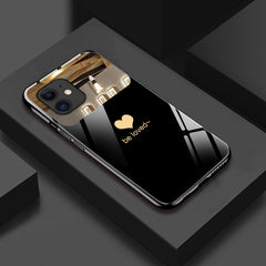 Luxury Elegant Glass iPhone 13 Case with Mirror