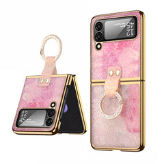 Bling Glitter Ring Phone Case for Galaxy Z Flip4
